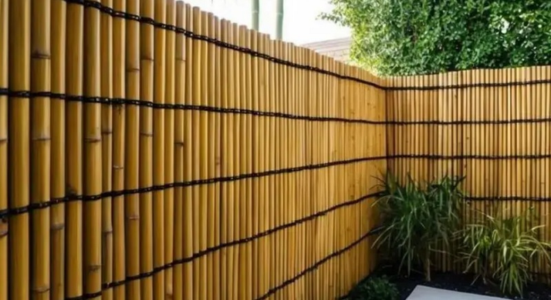 Pagar Bambu Cantik untuk Hunian yang Alami dan Estetis