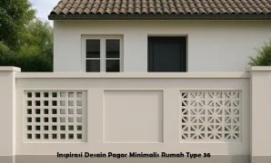 Inspirasi Desain Pagar Minimalis Rumah Type 36 Inspirasi Desain Pagar Minimalis Rumah Type 36