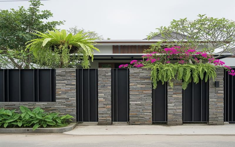 Analisis Material dan Inspirasi Model Pagar Rumah Kampung yang Mewah untuk Hunian Modern