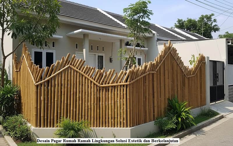 Desain Pagar Rumah Ramah Lingkungan Solusi Estetik dan Berkelanjutan