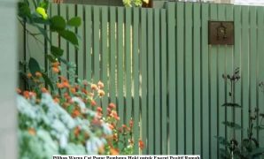 Pilihan Warna Cat Pagar Pembawa Hoki untuk Energi Positif Rumah